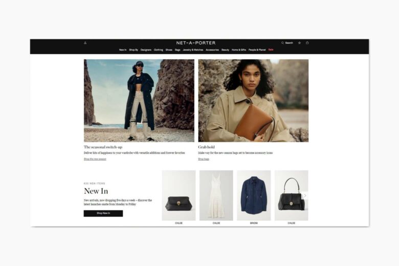 best online shopping sites women NET A PORTER - Luxe Digital
