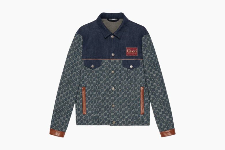 Represent MONOGRAM DENIM JACKET Grey