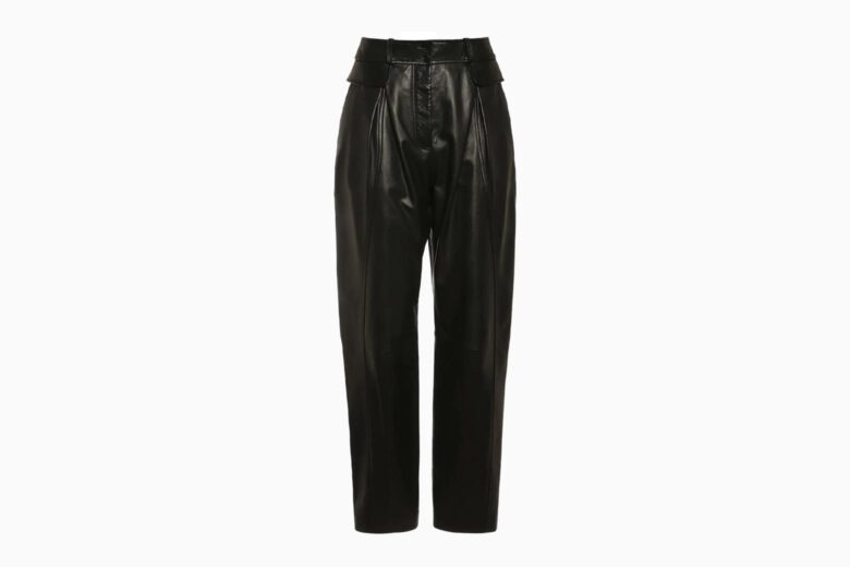 best leather pants women alberta ferretti review - Luxe Digital