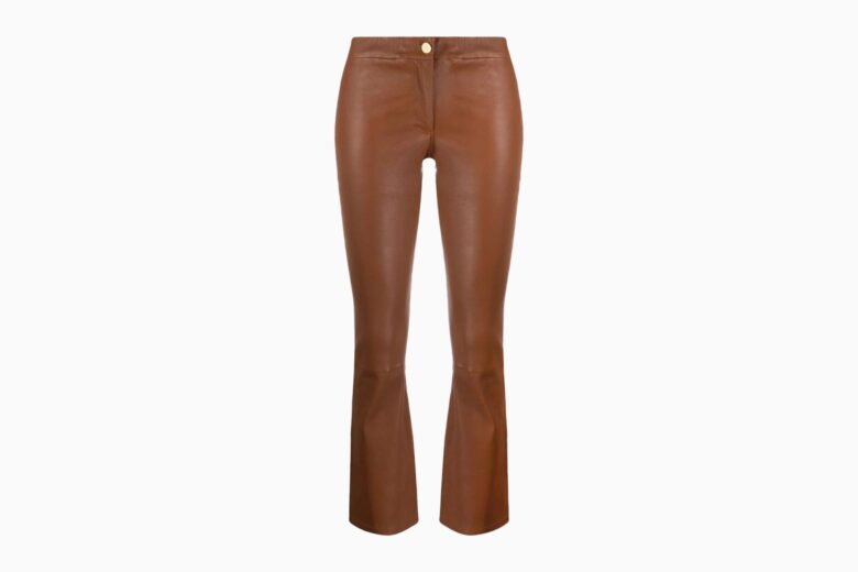 Low-rise Leather Pants For Women