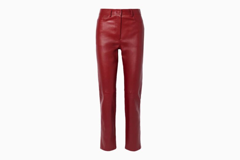 best leather pants women joseph teddy review - Luxe Digital