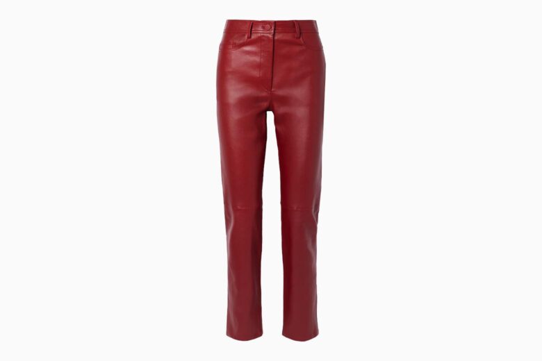 best leather pants women joseph teddy review luxe digital