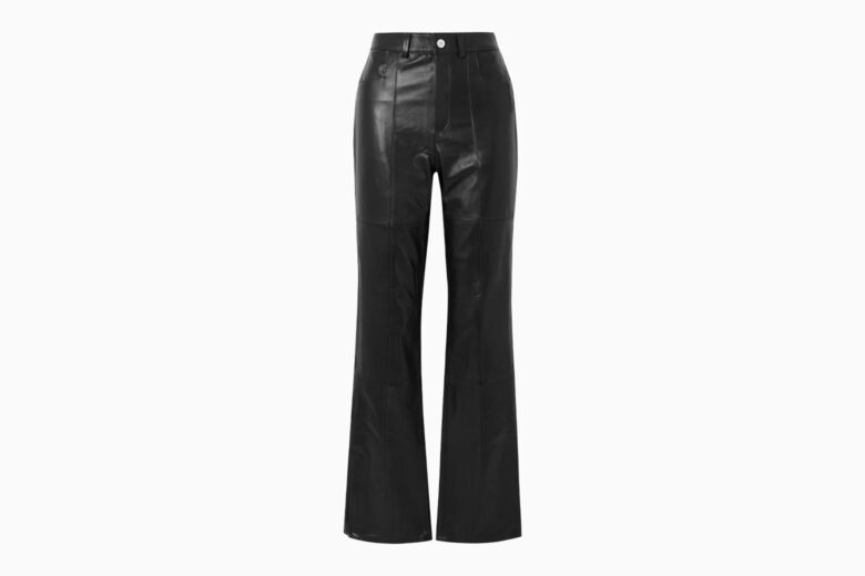 best leather pants women wandler aster review luxe digital