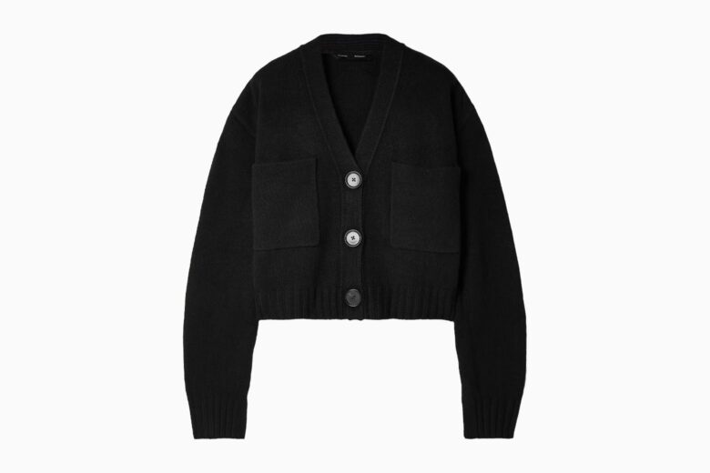 Heavy black cardigan on sale sweater