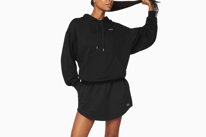 Womens Luxe Oversized Hoodie Dress