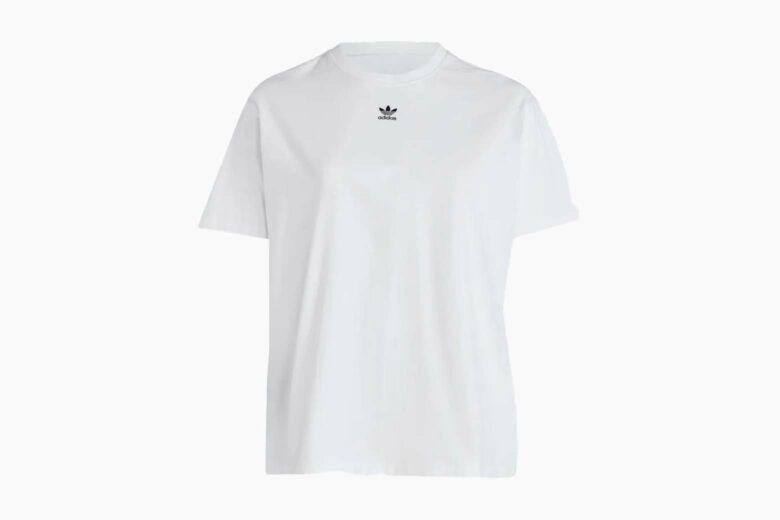 best white t shirt women adidas - Luxe Digital