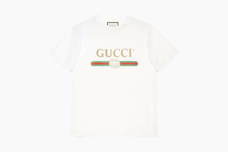 best white t shirt women gucci - Luxe Digital