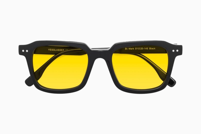 types of sunglasses yellow orange - Luxe Digital