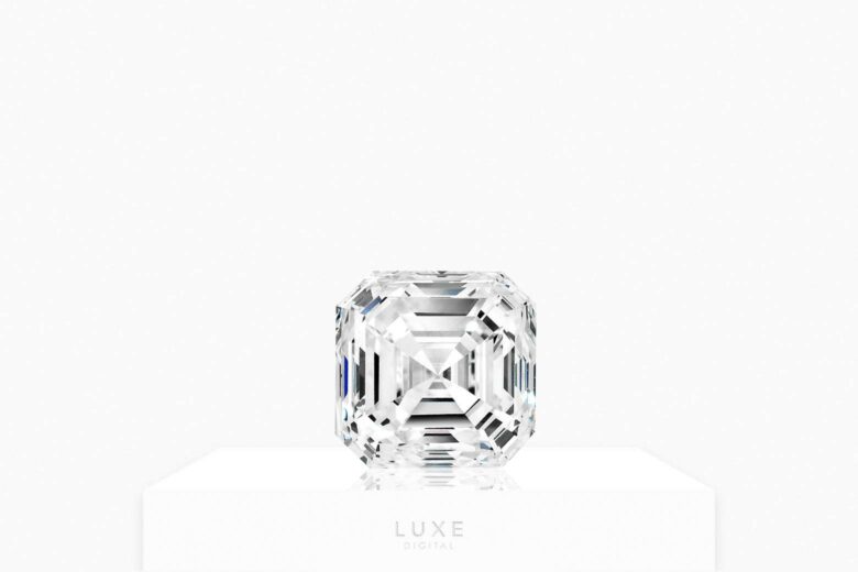 popular diamond shapes asscher cut diamond - Luxe Digital