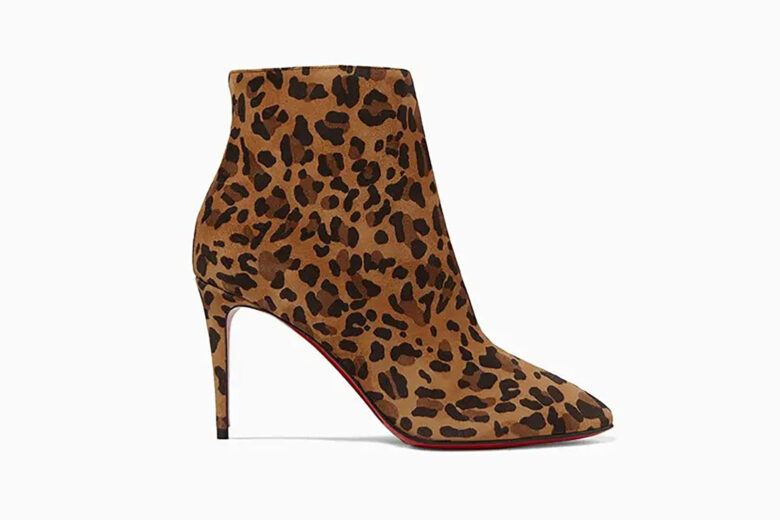 best women ankle boots christian louboutin eloise leopard - Luxe Digital