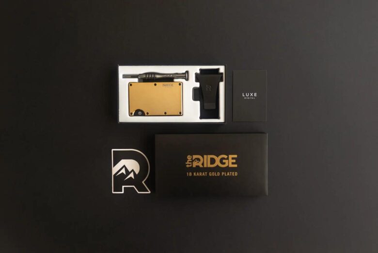revisión de unboxing de billetera ridge - Luxe Digital