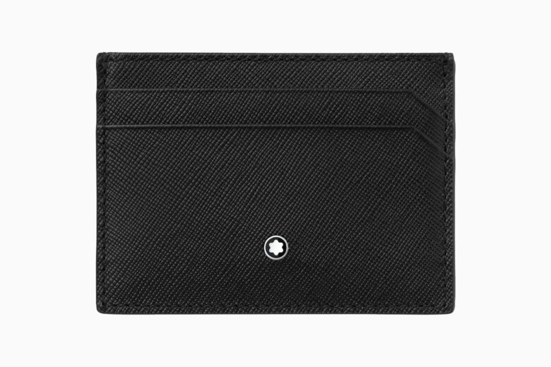 best minimalist wallets men montblanc stylish review - Luxe Digital