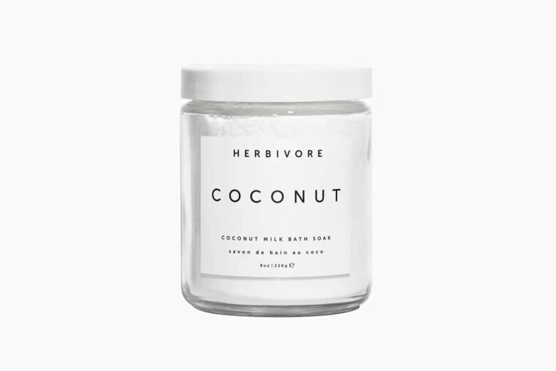 best natural organic beauty skincare herbivore botanicals coconut milk bath soak - Luxe Digital