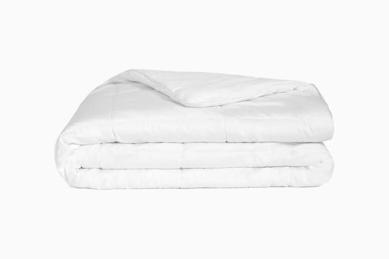 best weighted blankets brooklinen comforter review - Luxe Digital