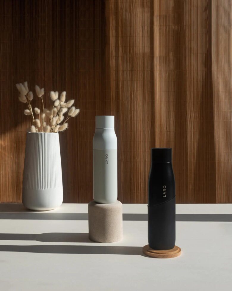 The LARQ Bottle Ensures Fresh Drinking Water At The Touch Of A Button