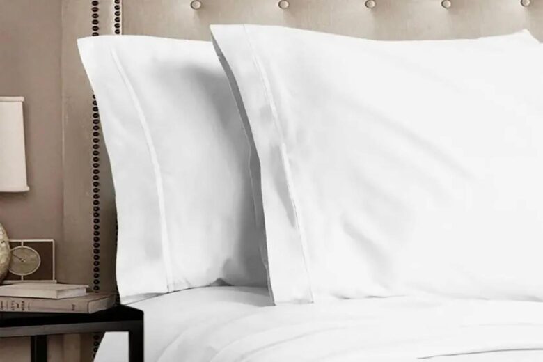 best bed sheets luxor linens crisp white egyptian cotton - Luxe Digital