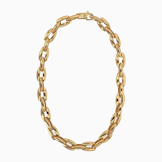 best jewelry brands oval link necklace - Luxe Digital