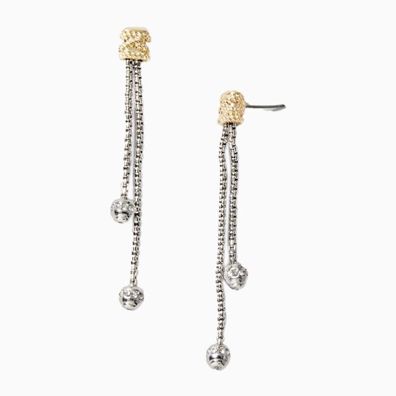 best jewelry brands rope linear earrings - Luxe Digital