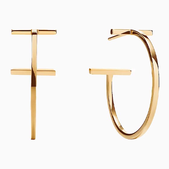 best jewelry brands tiffany t hoop earrings - Luxe Digital