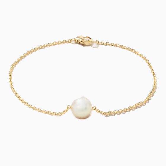 best jewelry brands gold pearl bracelet - Luxe Digital