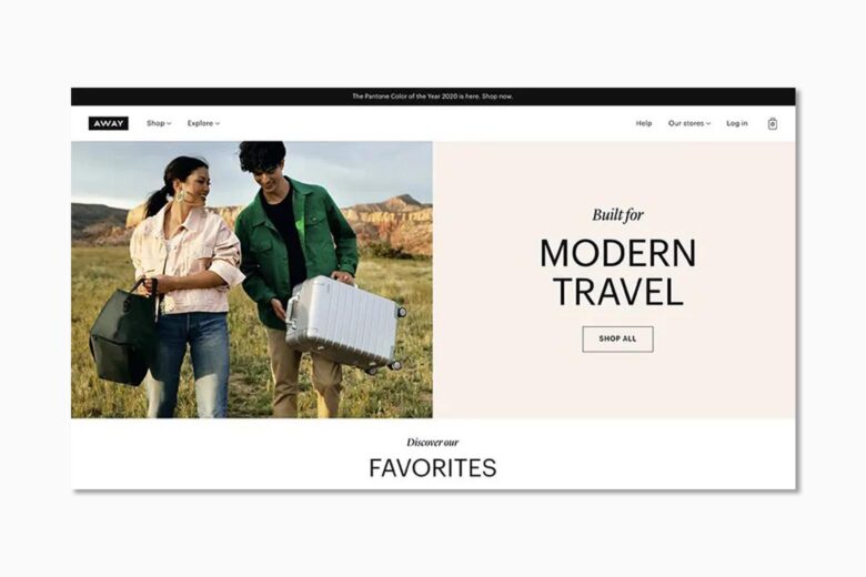 best digital native luxury dtc brands away travel - Luxe Digital