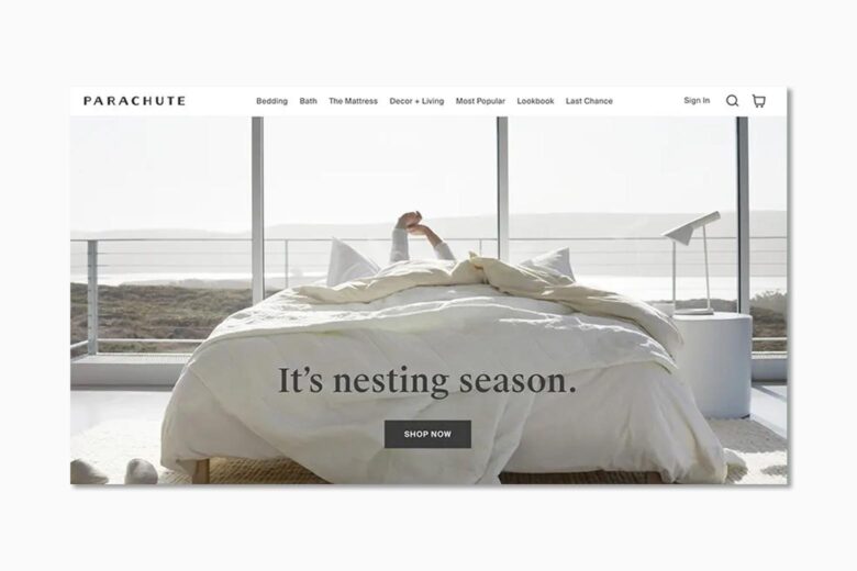 best digital native luxury dtc brands parachute home - Luxe Digital