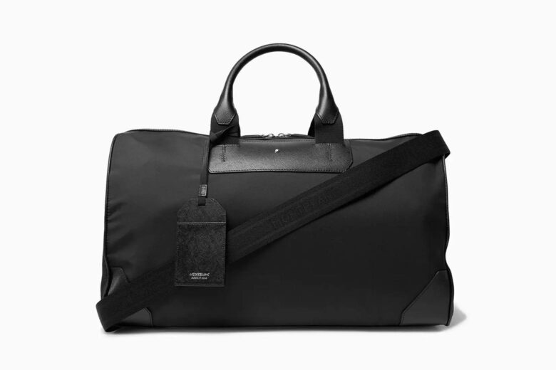 best men gym bag stylish montblanc sartorial duffel - Luxe Digital