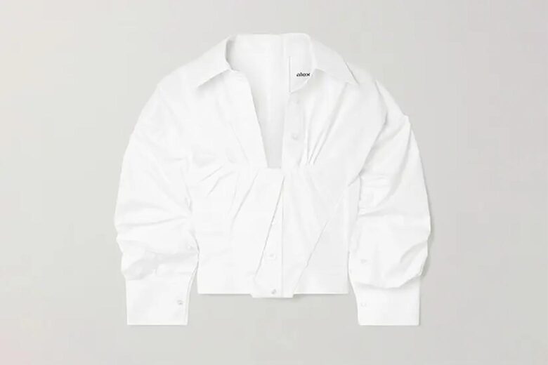 best white shirts women alexander wang luxe digital