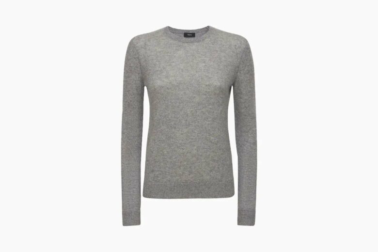 best cashmere sweaters women theory review - Luxe Digital