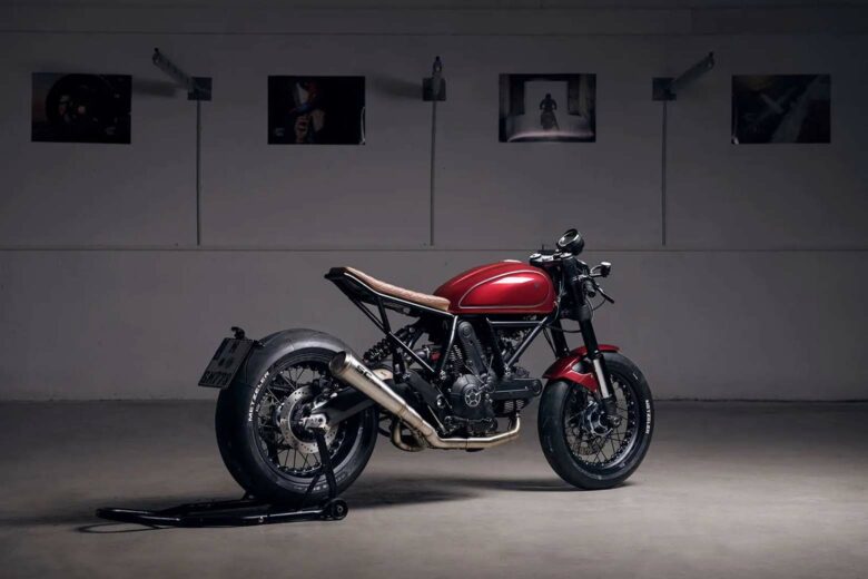 Digital Graphic Concept Cafe Racer Scrambler Mix and Modern · Creative  Fabrica