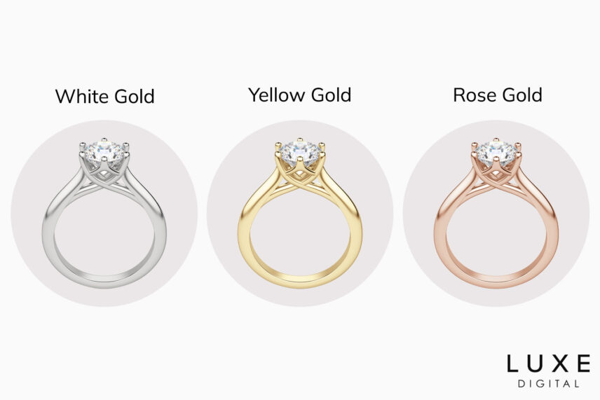 Shades Of Gold White Gold vs Yellow Gold vs Rose Gold
