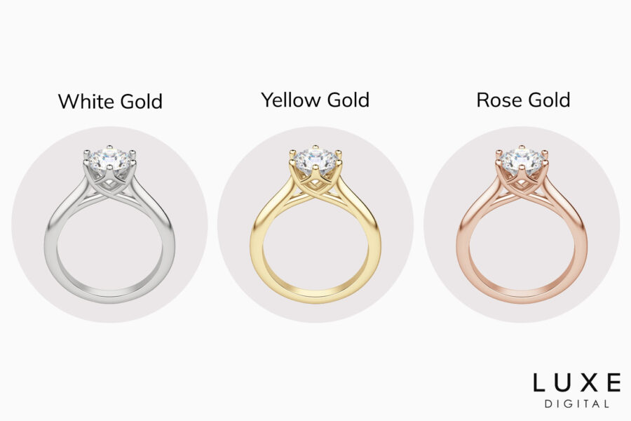 Shades Of Gold White Gold vs Yellow Gold vs Rose Gold