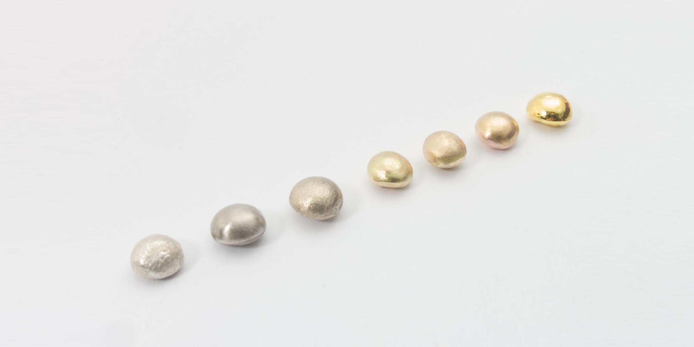 Different shades of store 14k yellow gold