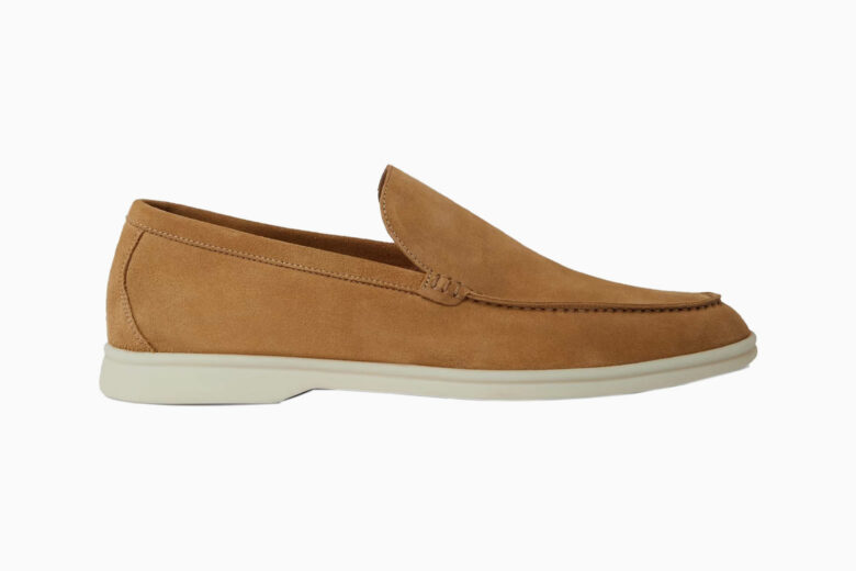 best loafers men loro piana summer walk suede loafers - Luxe Digital