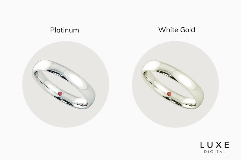 white gold guide platinum vs white gold - Luxe Digital