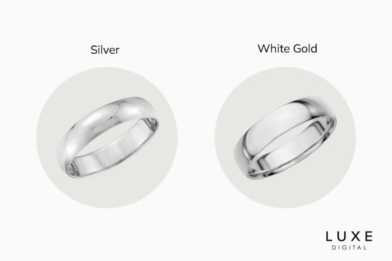 white gold guide silver vs white gold - Luxe Digital