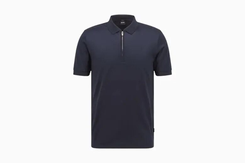 Men's slim fit white zipper polo shirt short sleeve- Discover the Best  Zipper Polo Shirts for Men