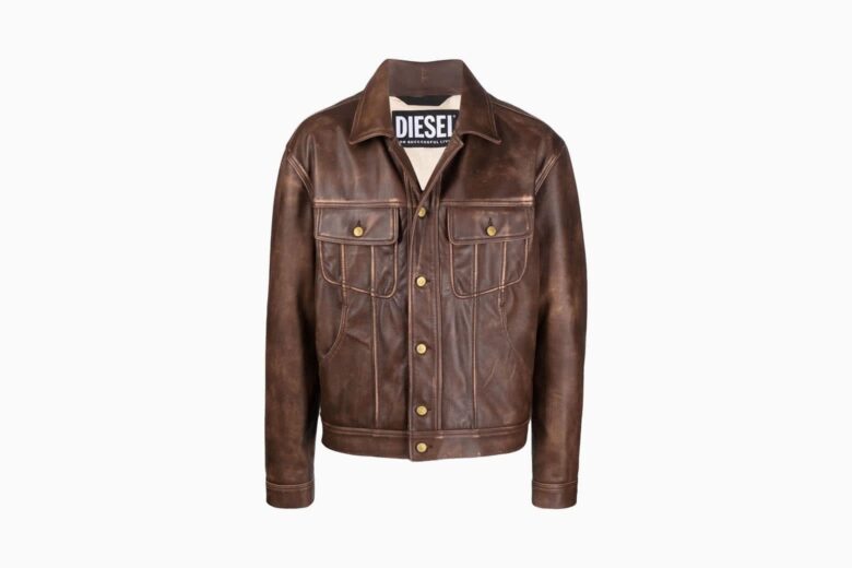best leather jackets men diesel - Luxe Digital