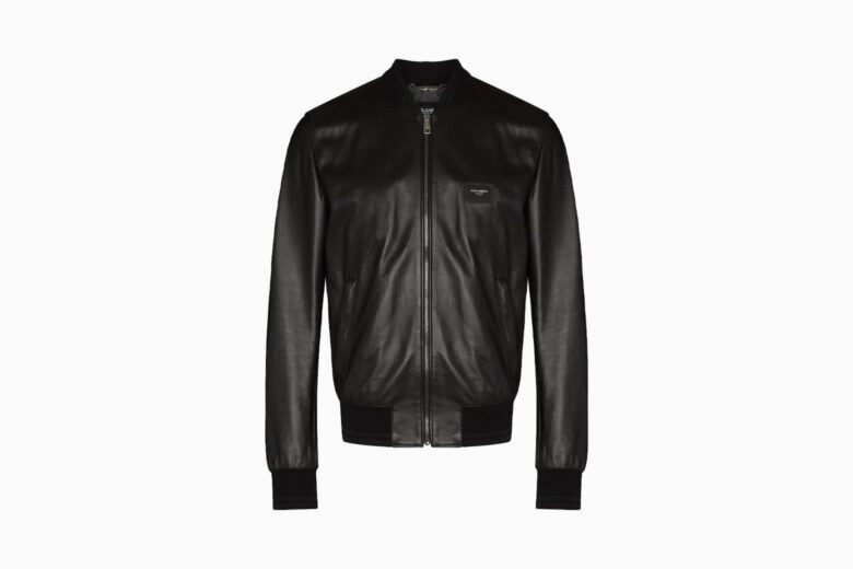 best leather jackets men dolce gabbana - Luxe Digital