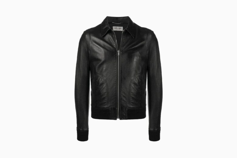 best leather jackets men saint laurent - Luxe Digital
