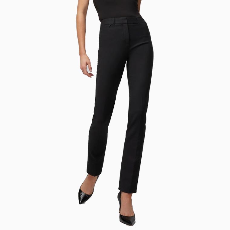 women business casual guide whbm elle slim trouser - Luxe Digital