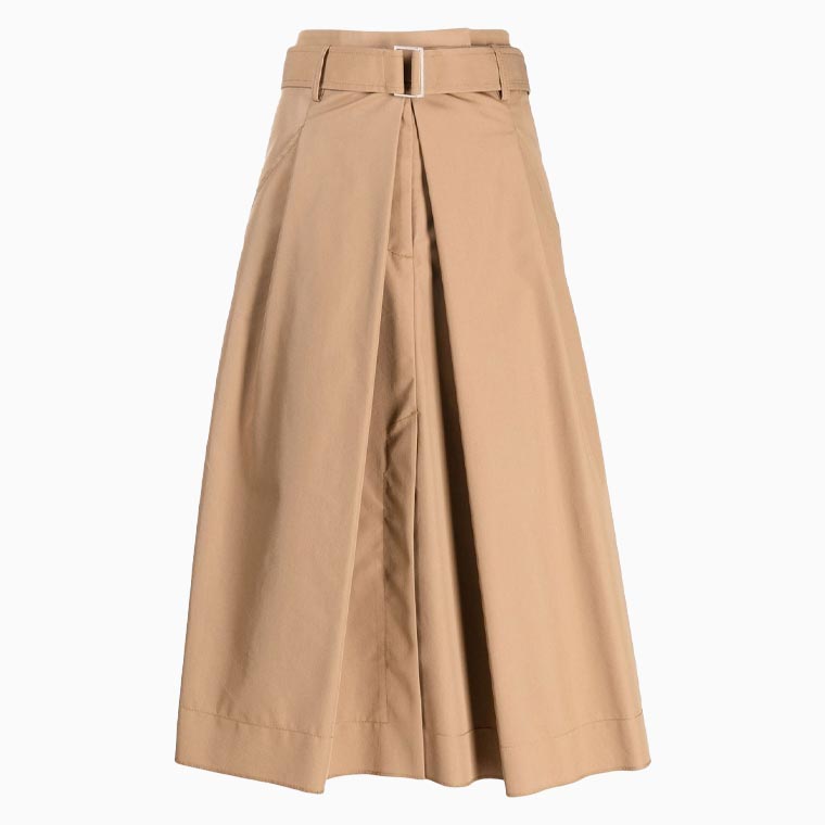 women business casual guide 31 phillip lim chino pleated midi skirt - Luxe Digital
