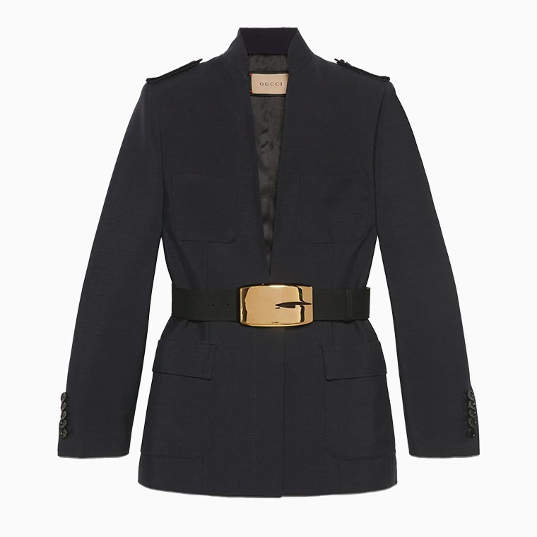 women black tie attire guide gucci wool mohair jacket - Luxe Digital