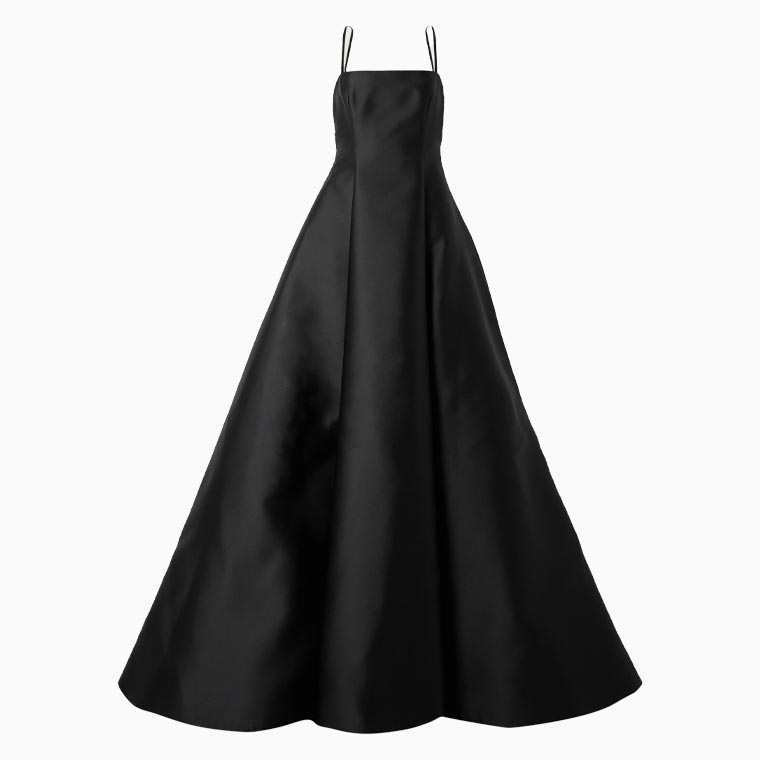 women black tie attire guide valentino garavani open back pleated duchesse satin gown - Luxe Digital