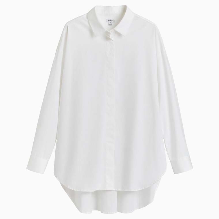 women casual dress code guide cuyana poplin oversized shirt - Luxe Digital