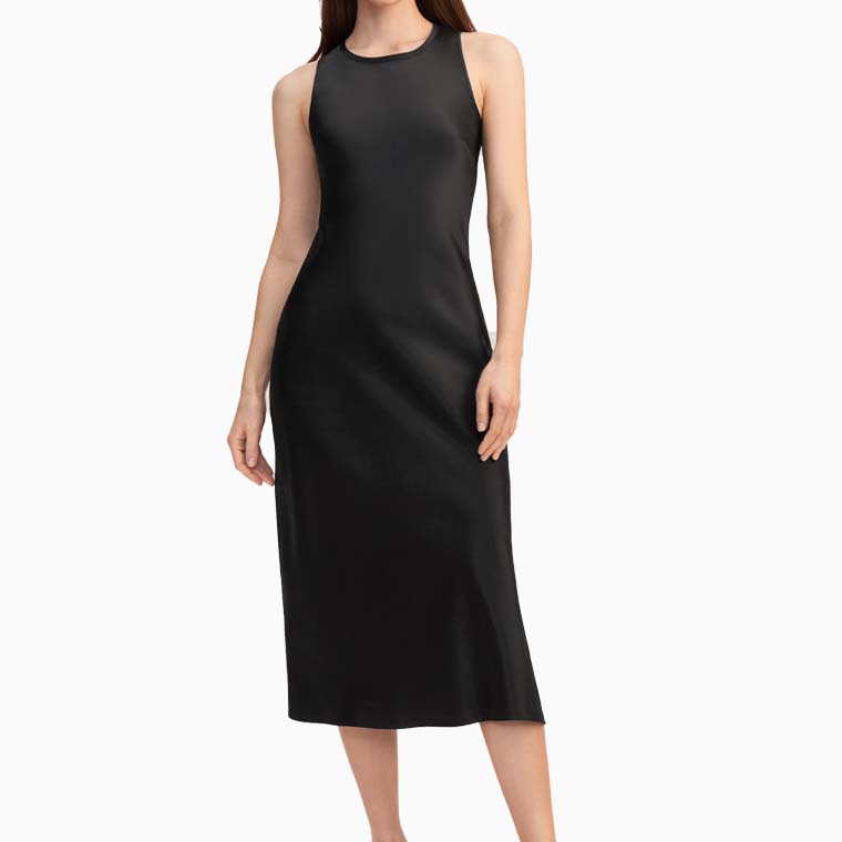 women casual dress code guide lilysilk slouchy chic bias silk maxi dress - Luxe Digital