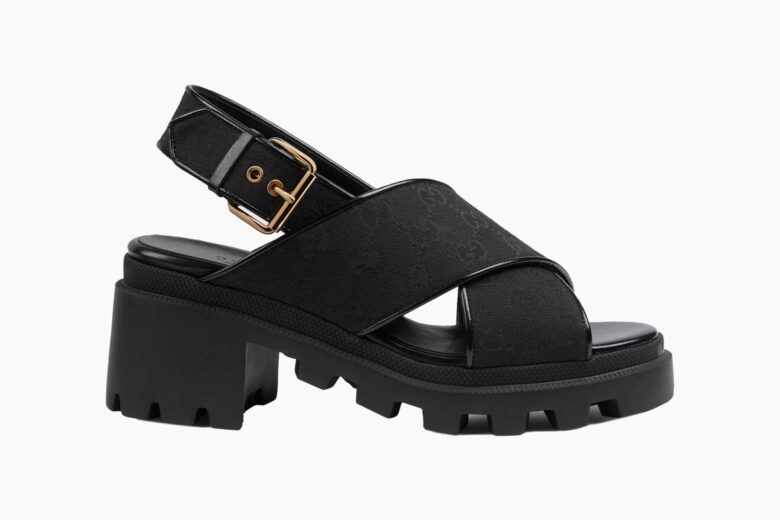 most comfortable sandals women gucci lug sole - Luxe Digital