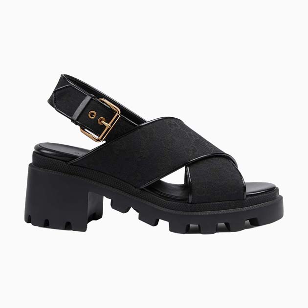 most comfortable sandals women gucci lug sole - Luxe Digital