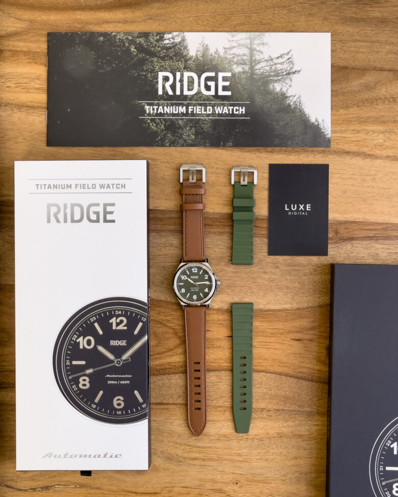 Ridge Titanium Field watch review price - Luxe Digital