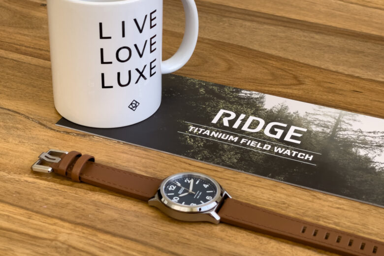 Ridge Titanium Field watch review specs - Luxe Digital